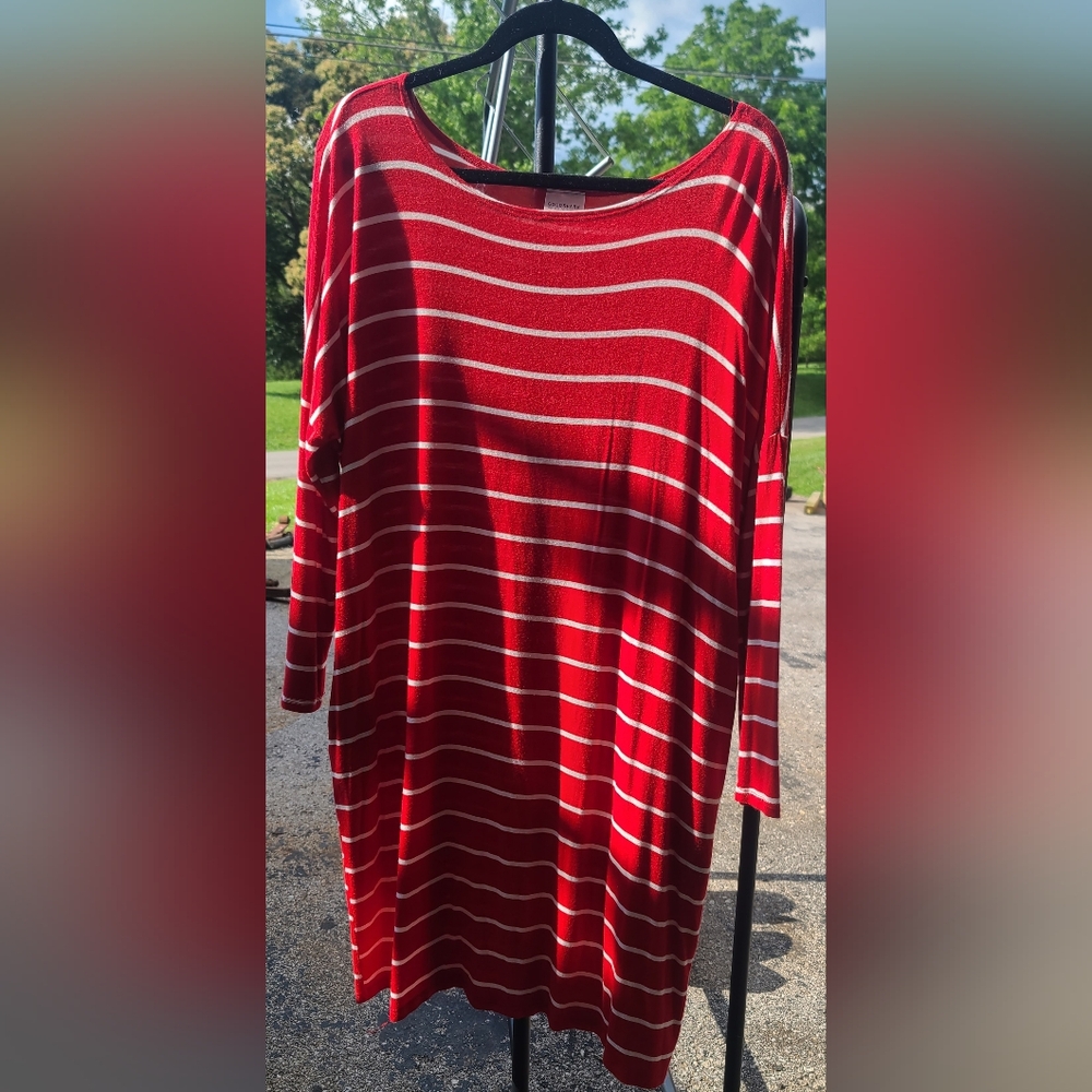 Small Red Striped Tunic